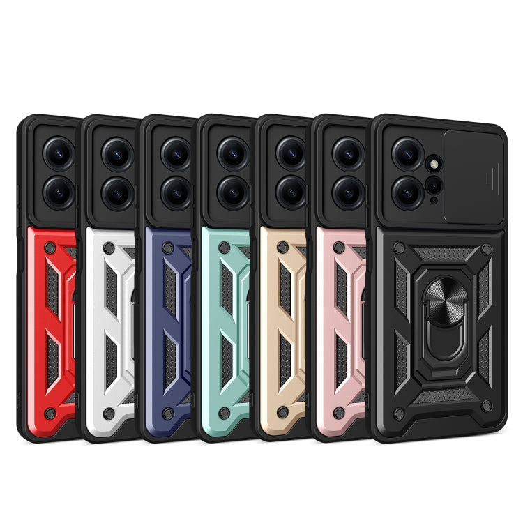SLIDING ARMOR Tvrdený kryt pre Xiaomi Redmi Note 12 4G - sivý