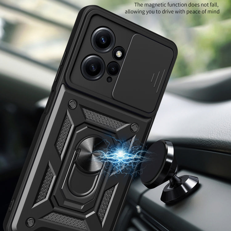 SLIDING ARMOR Tvrdený kryt pre Xiaomi Redmi Note 12 4G - zelený