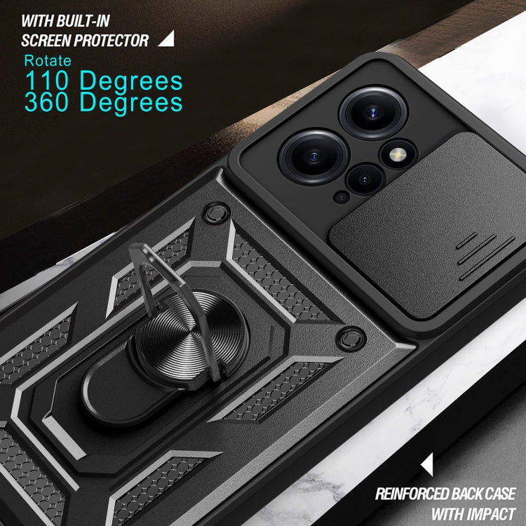 SLIDING ARMOR Tvrdený kryt pre Xiaomi Redmi Note 12 4G - zelený