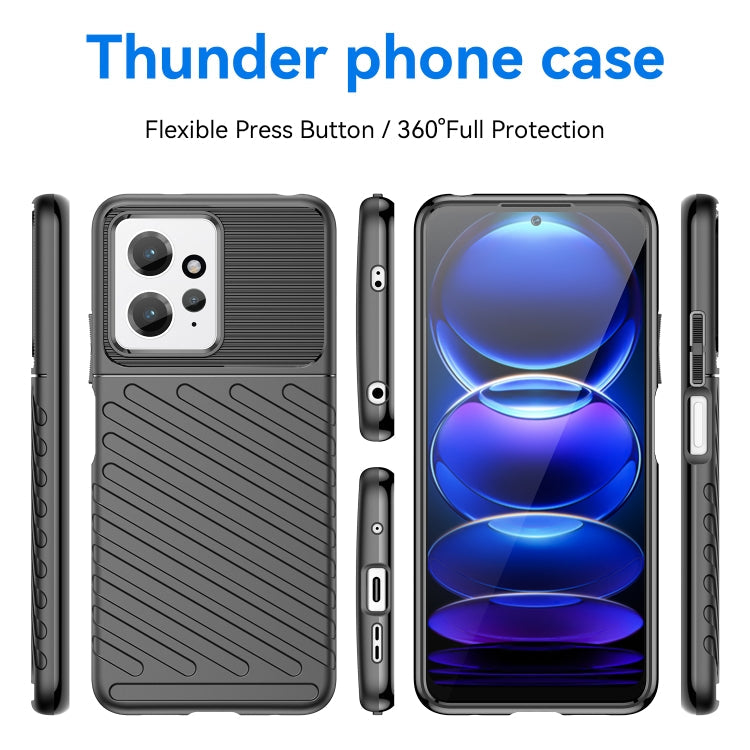 THUNDER Ochranný kryt pre Xiaomi Redmi Note 12 4G - čierny