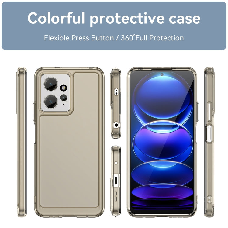 CANDY Zadný obal pre Xiaomi Redmi Note 12 4G - sivý