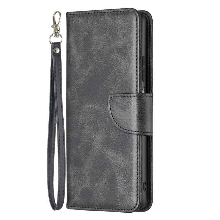 LAMBSKIN Knižkové puzdro pre Xiaomi Redmi Note 12S - čierne