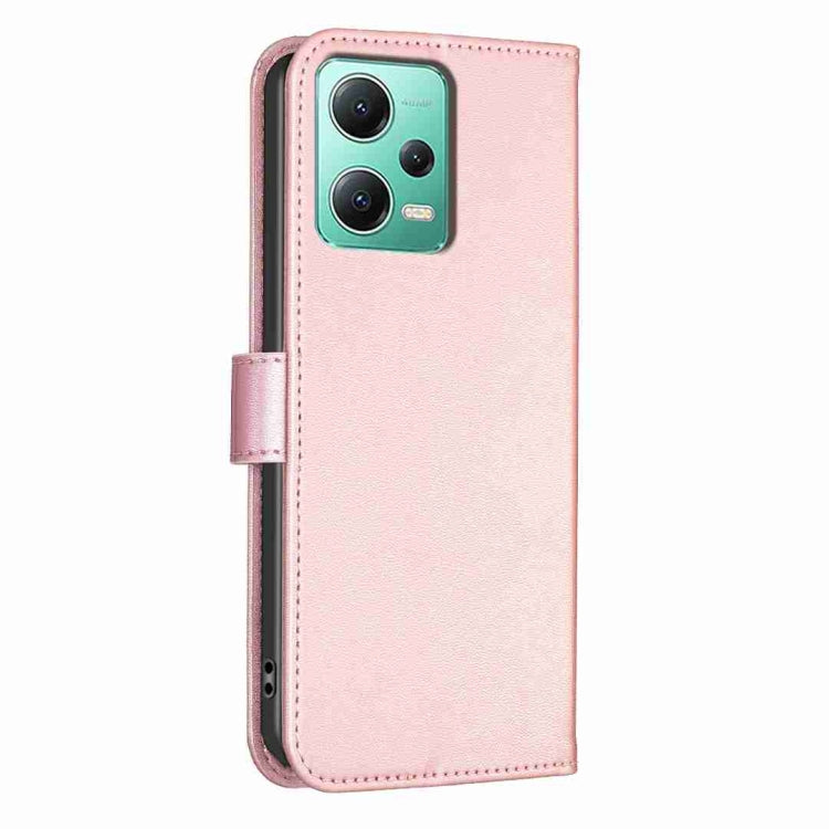 LEAF Knižkové puzdro pre Xiaomi Redmi Note 12 5G - ružové