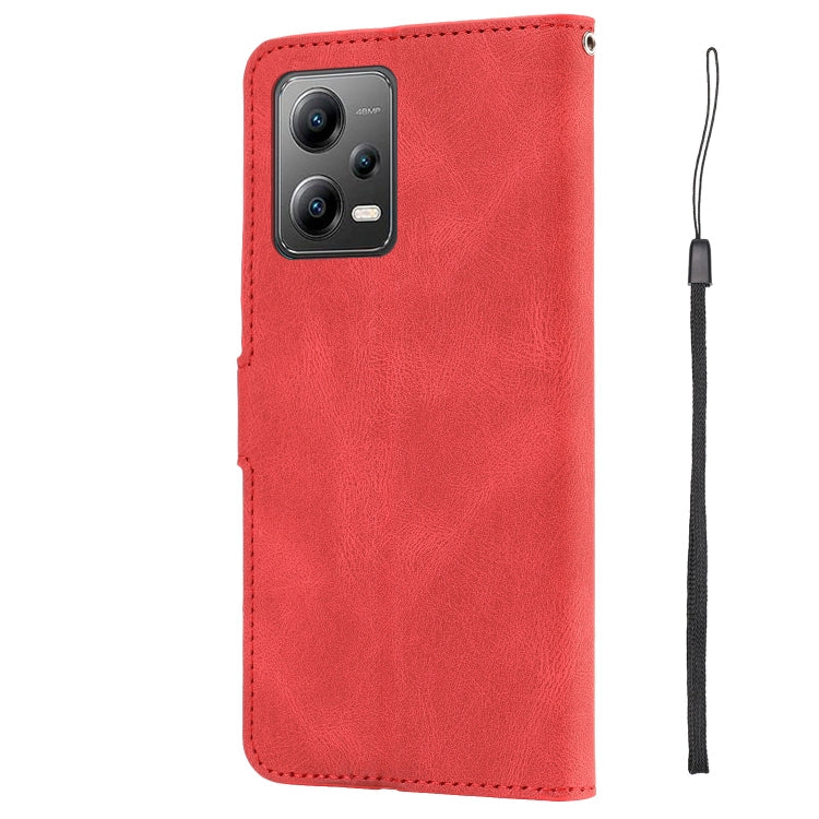 CALF Knižkové puzdro pre Xiaomi Redmi Note 12 Pro+ 5G - červené