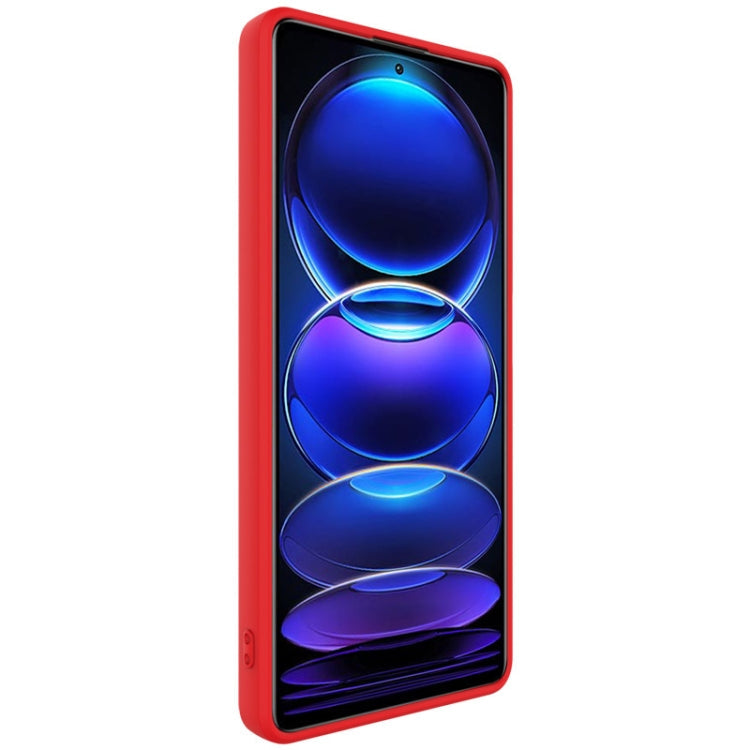 MATT Silikónový obal pre Xiaomi Redmi Note 12 Pro+ 5G - červený