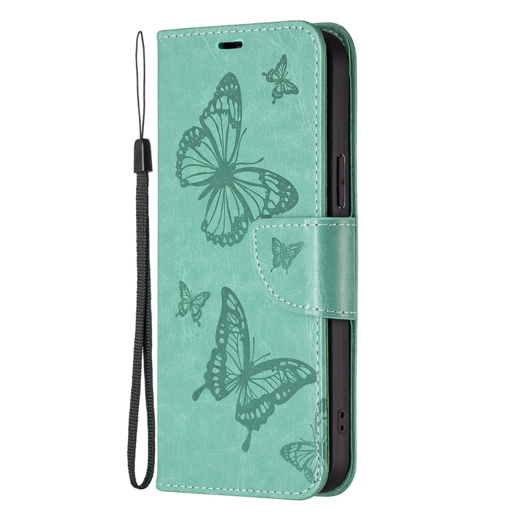 BUTTERFLY Knižkové puzdro pre Xiaomi Redmi Note 12 Pro 5G - zelené