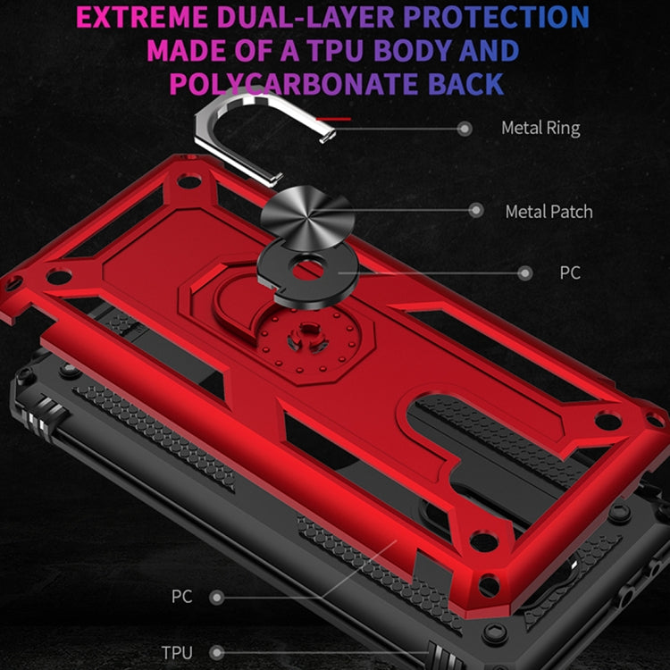 RING ARMOR Tvrdený kryt pre Xiaomi Redmi 9 - zelený