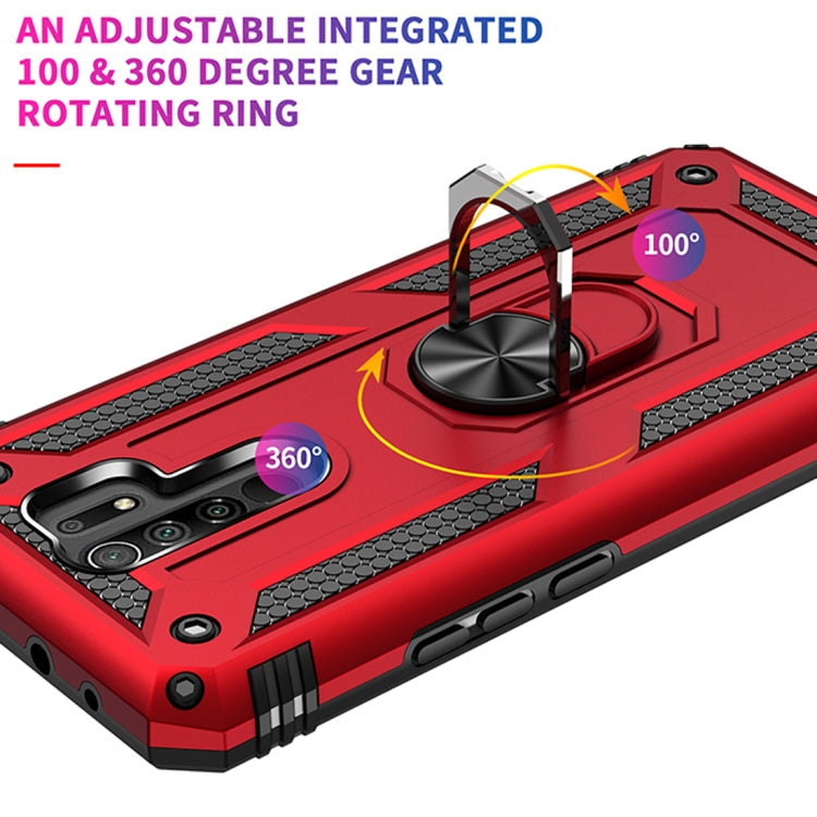 RING ARMOR Tvrdený kryt pre Xiaomi Redmi 9 - sivý