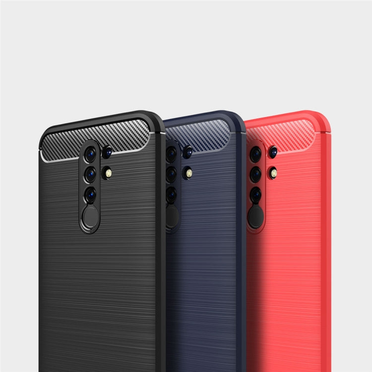 CARBON Zadný obal pre Xiaomi Redmi 9 - čierny