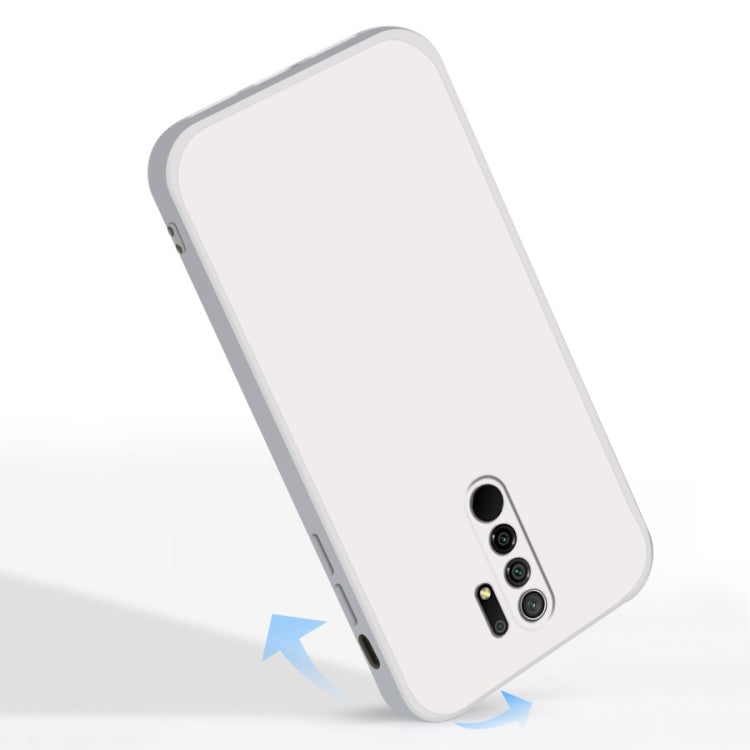 MATT Silikónový obal pre Xiaomi Redmi 9 - biely
