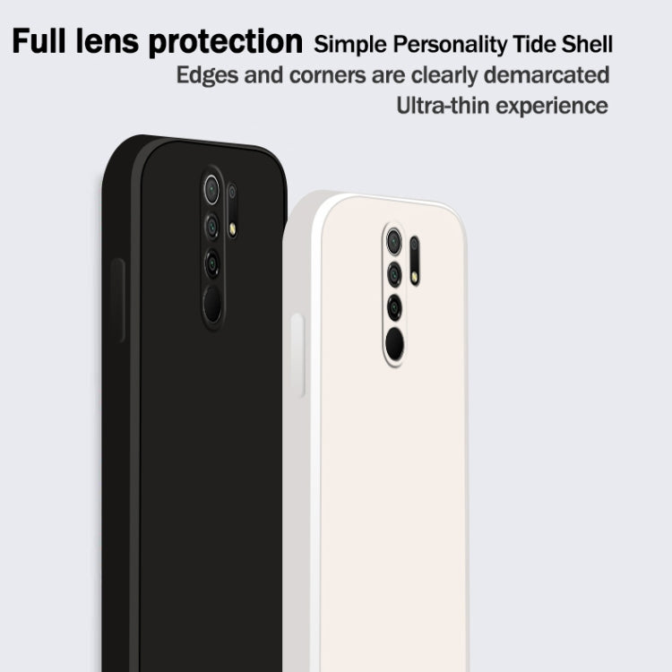MATT Silikónový obal pre Xiaomi Redmi 9 - biely