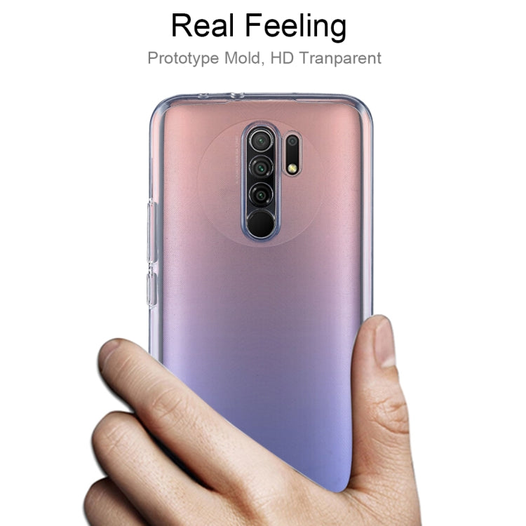 TRANSPARENTNÝ Silikónový obal pre Xiaomi Redmi 9 - priesvitný