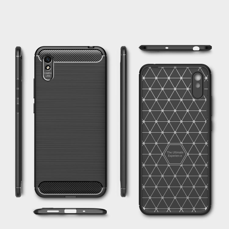CARBON Zadný obal pre Xiaomi Redmi 9A / 9AT - čierny