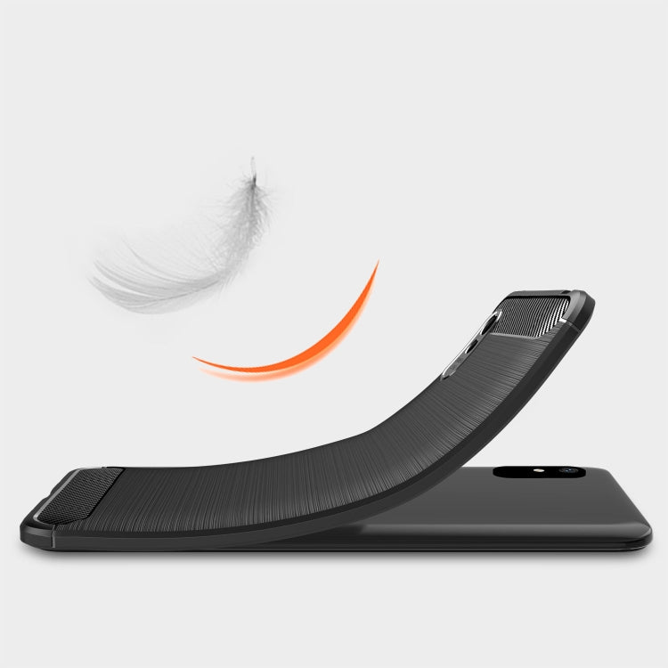 CARBON Zadný obal pre Xiaomi Redmi 9A / 9AT - čierny
