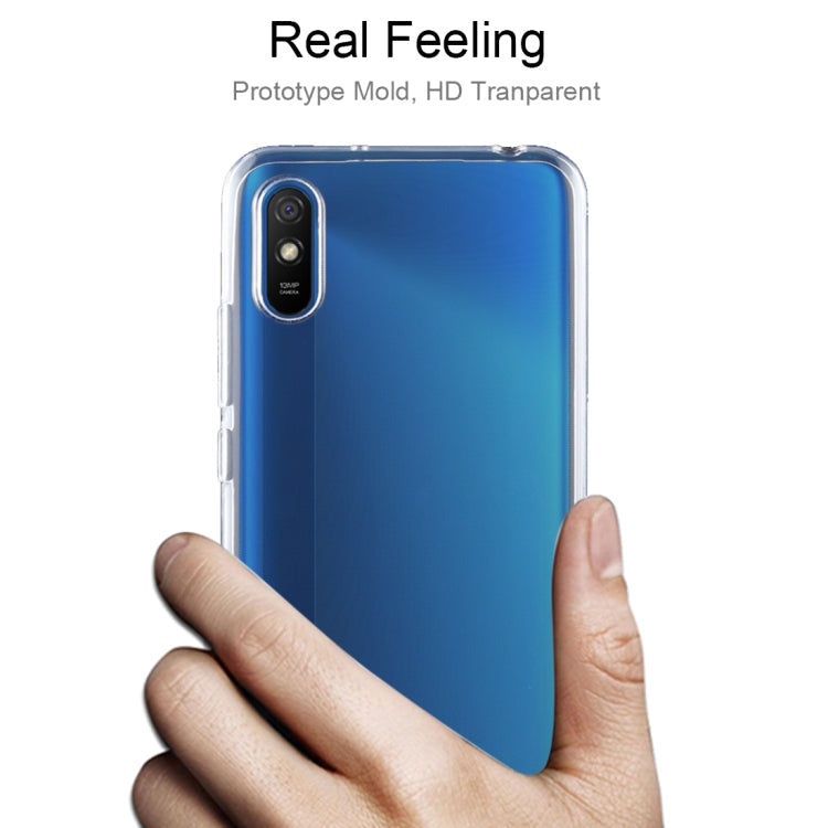 TRANSPARENTNÝ Silikónový obal pre Xiaomi Redmi 9A / 9AT - priesvitný