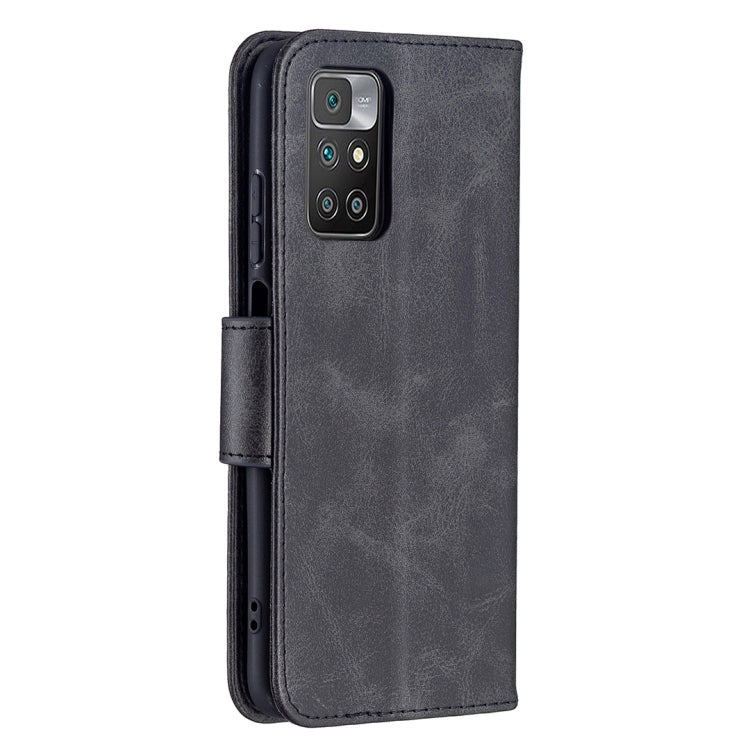LAMBSKIN Knižkové puzdro pre Xiaomi Redmi 10 / Redmi 10 2022 - čierne