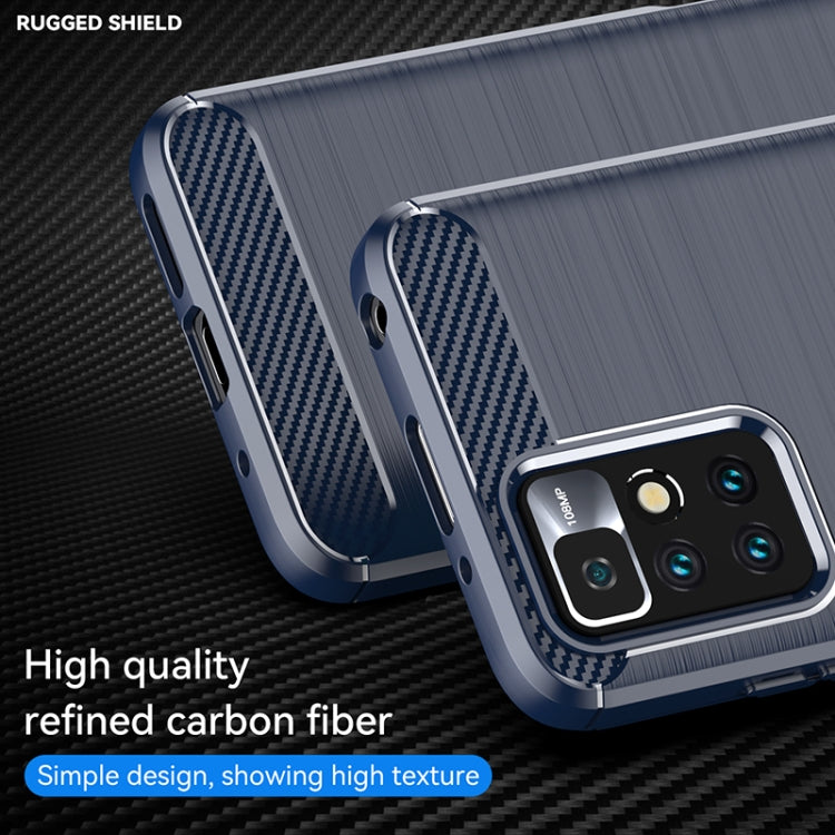 CARBON Zadný obal pre Xiaomi Redmi 10 / Redmi 10 2022 - modrý