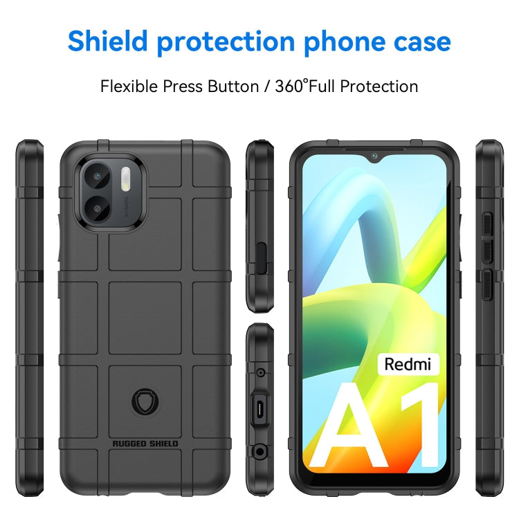 RUGGED Zadný kryt pre Xiaomi Redmi A1 / Redmi A2 - čierny