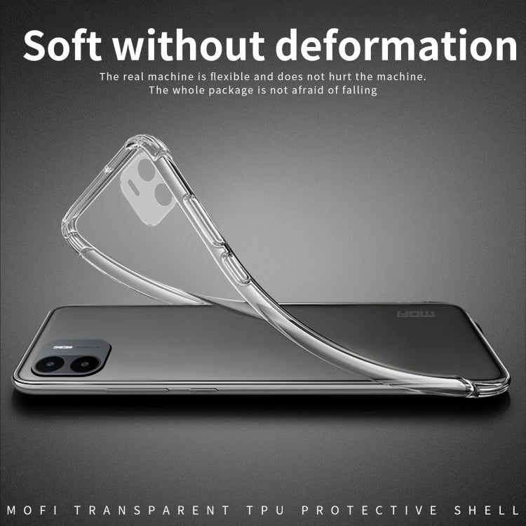 TRANSPARENTNÝ Silikónový obal pre Xiaomi Redmi A1 / Redmi A2 - priesvitný