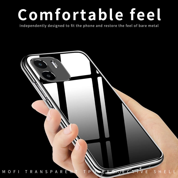 TRANSPARENTNÝ Silikónový obal pre Xiaomi Redmi A1 / Redmi A2 - priesvitný