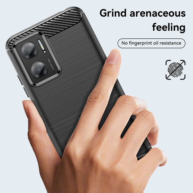 CARBON Zadný obal pre Xiaomi Redmi 10 5G - čierny