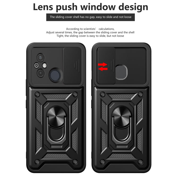 SLIDING ARMOR Tvrdený kryt pre Xiaomi Redmi 12 - zelený