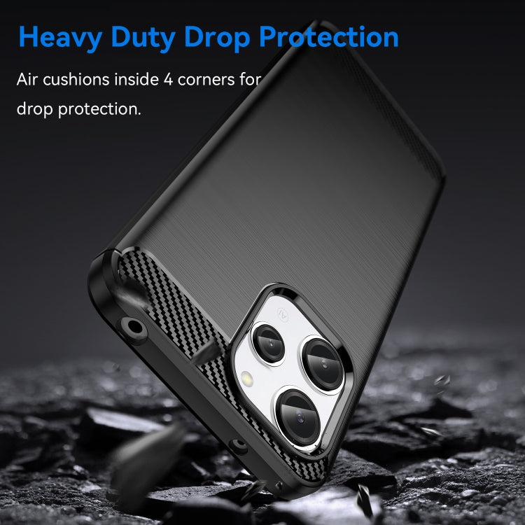 CARBON Zadný obal pre Xiaomi Redmi 12 - čierny