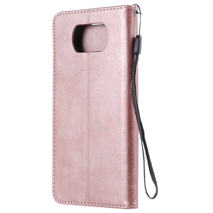 SOLID Knižkové puzdro pre Xiaomi Poco X3 NFC / X3 Pro - ružové
