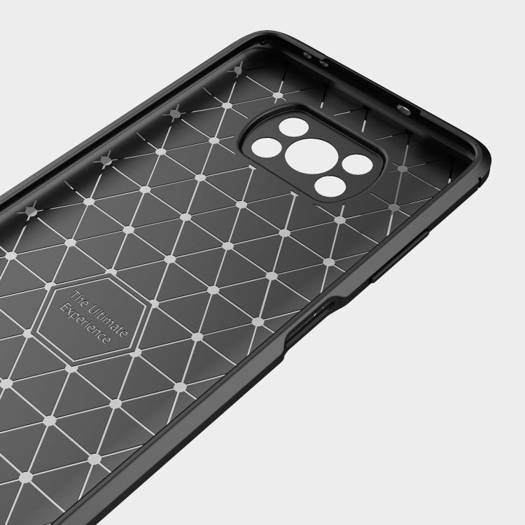 CARBON Zadný obal pre Xiaomi Poco X3 NFC / X3 Pro - modrý