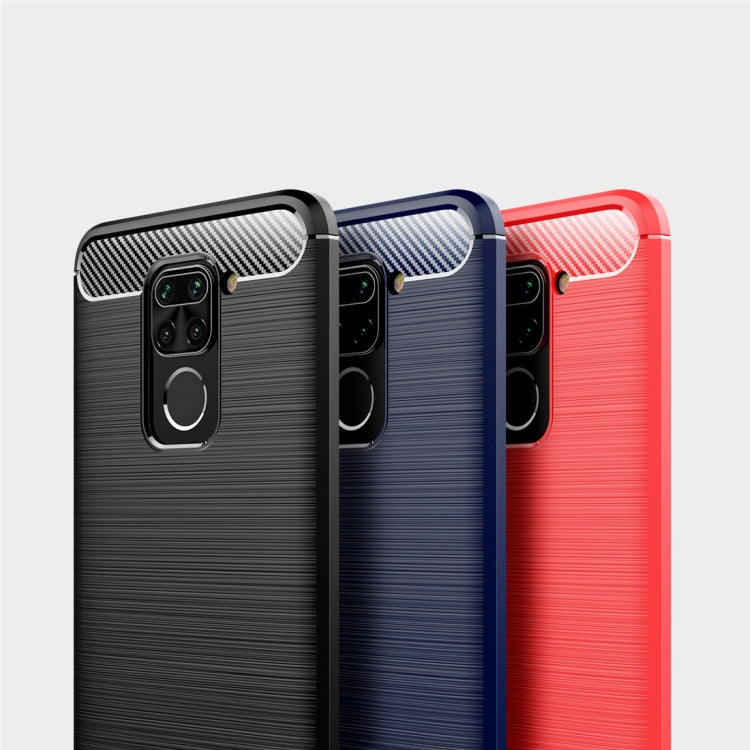 CARBON Zadný obal pre Xiaomi Redmi Note 9 - modrý
