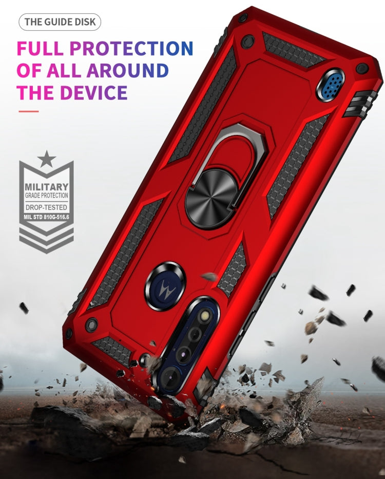 RING ARMOR Tvrdený kryt pre Motorola Moto G8 Power Lite - čierny
