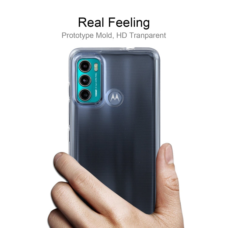 TRANSPARENTNÝ Silikónový obal pre Motorola Moto G60 - priesvitný