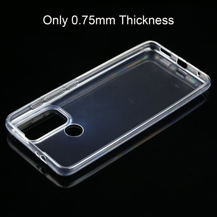 TRANSPARENTNÝ Silikónový obal pre Motorola Moto G60 - priesvitný