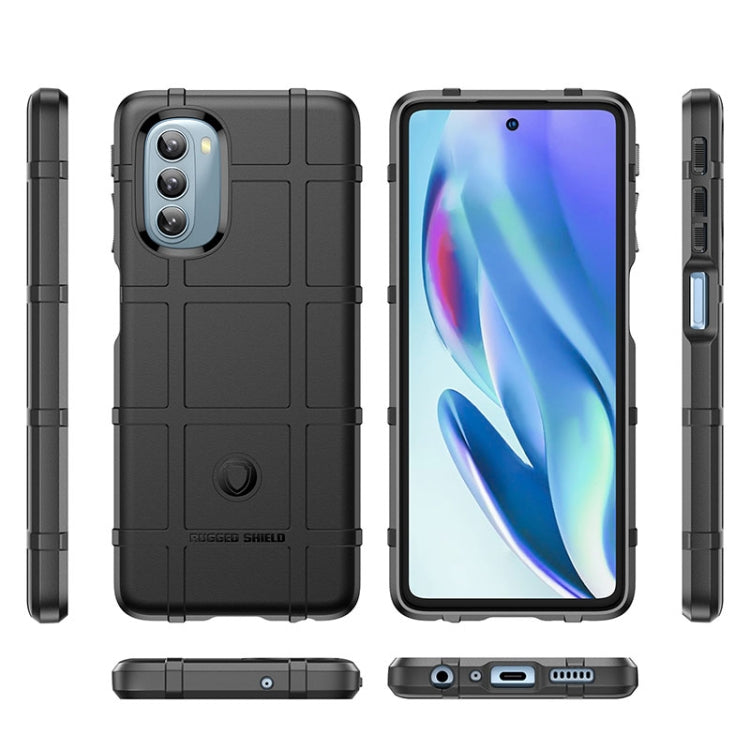 RUGGED Zadný kryt pre Motorola Moto G51 5G - čierny