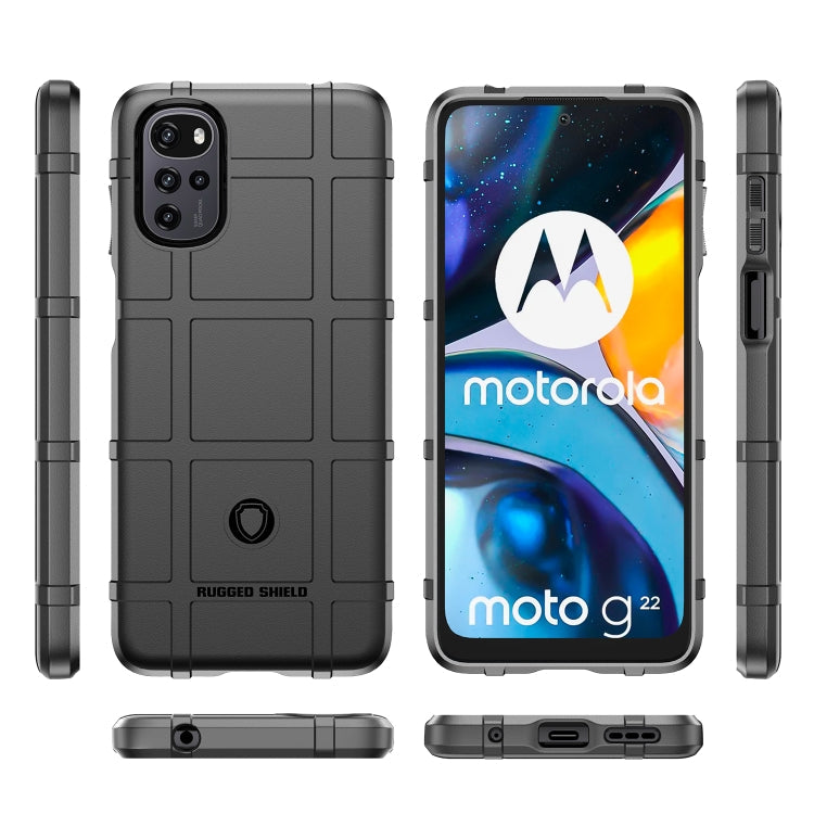 RUGGED Zadný kryt pre Motorola Moto G22 - čierny