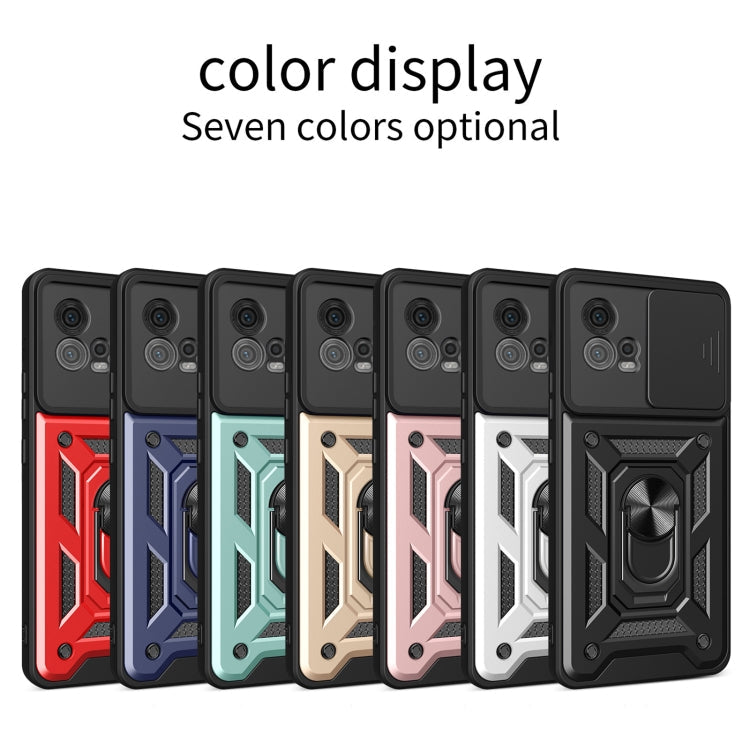 SLIDING ARMOR Tvrdený kryt pre Motorola Moto G72 - sivý