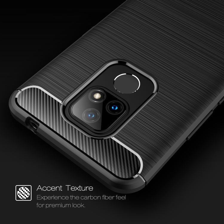 CARBON Zadný obal pre Motorola Moto E7 - modrý