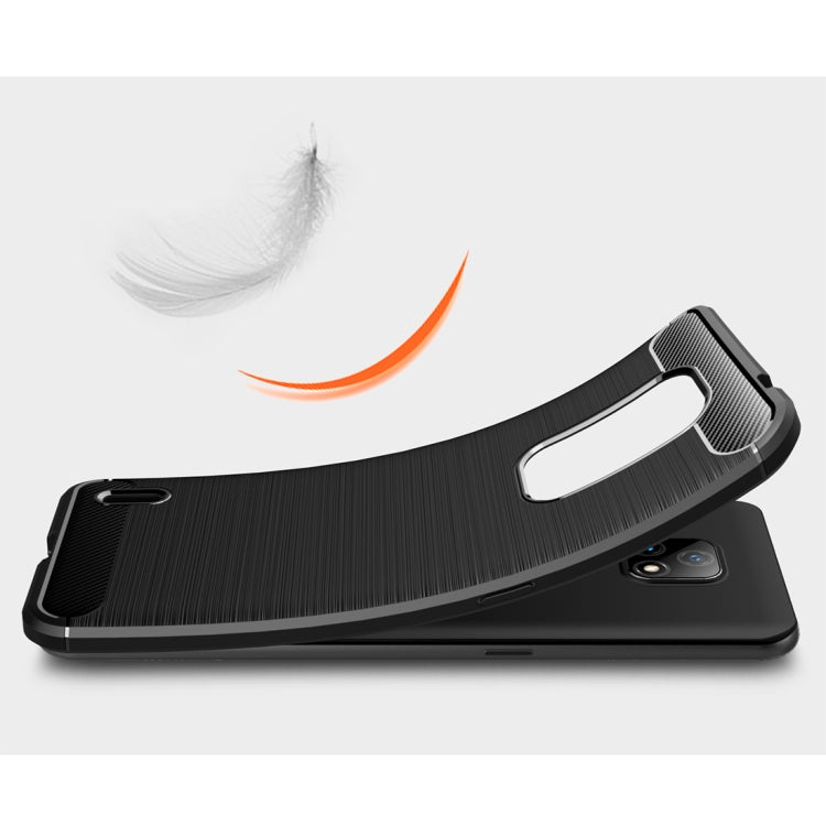 CARBON Zadný obal pre Motorola Moto E7 - modrý
