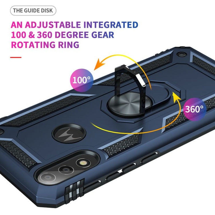 RING ARMOR Tvrdený kryt pre Motorola Moto E7 Power / E7i Power - modrý
