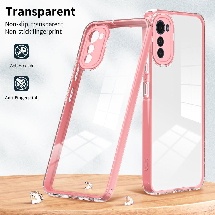 FRAME Zadný kryt pre Motorola Moto E32 / E32s - ružový