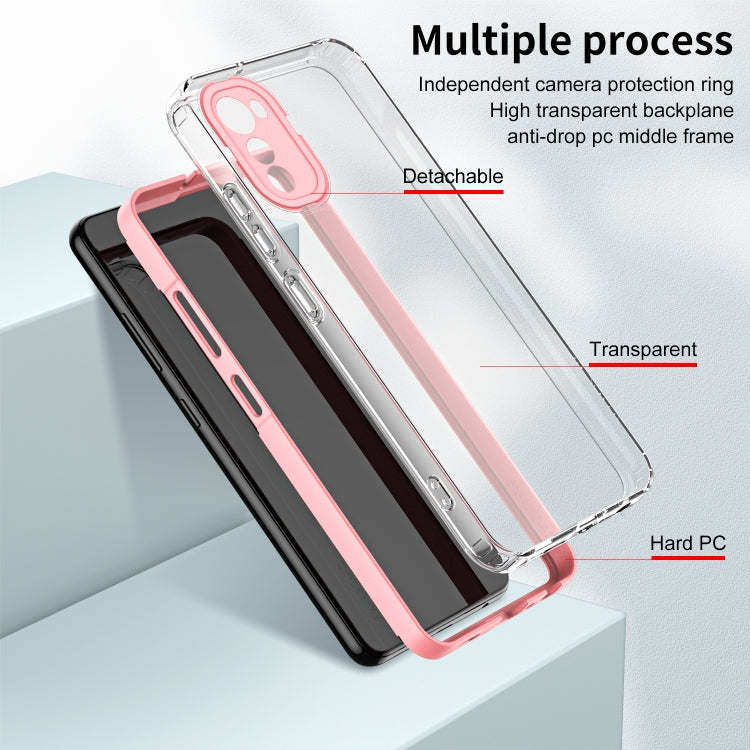 FRAME Zadný kryt pre Motorola Moto E32 / E32s - ružový