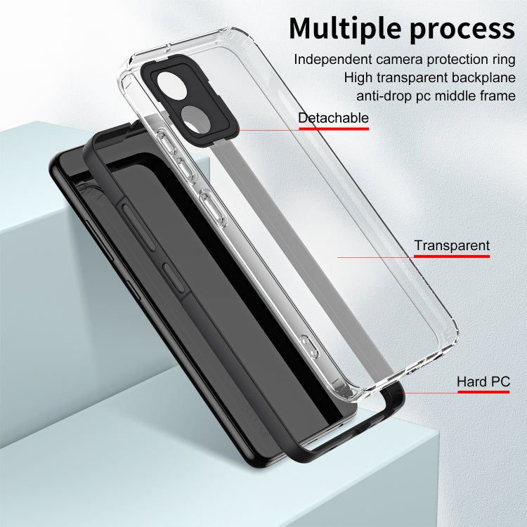 FRAME Zadný kryt pre Motorola Moto E13 - čierny