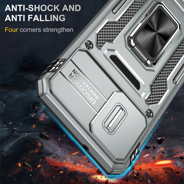 HOLDER ARMOR Tvrdený kryt pre Motorola Edge 30 Neo - sivý