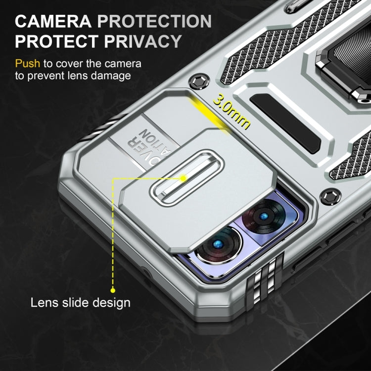 HOLDER ARMOR Tvrdený kryt pre Motorola Edge 30 Neo - sivý