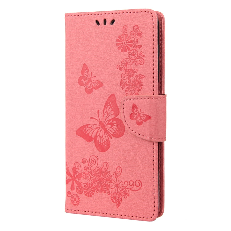BUTTERFLY Knižkové puzdro pre Motorola Moto E22 / E22i - ružové