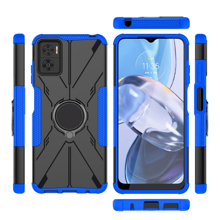 HOLDER ARMOR Tvrdený kryt pre Motorola Moto E22 / E22i - modrý