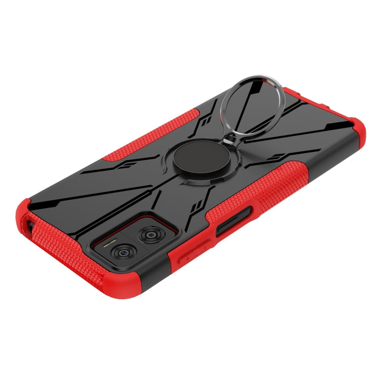 HOLDER ARMOR Tvrdený kryt pre Motorola Moto E22 / E22i - červený