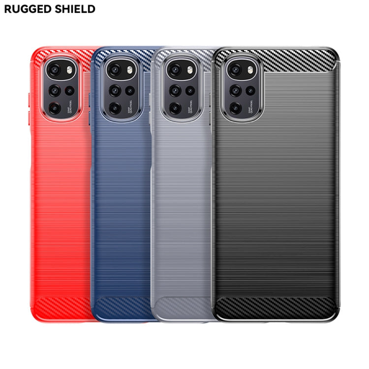 CARBON Zadný obal pre Motorola Moto E22 / E22i - čierny
