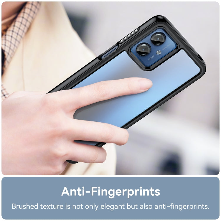 ACRYLIC Zadný kryt pre Motorola Moto G14 - čierny