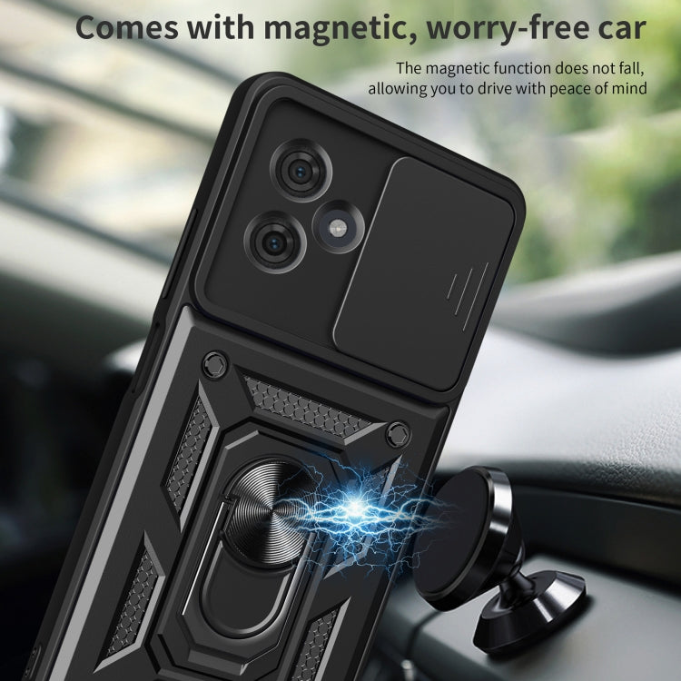 SLIDING ARMOR Tvrdený kryt pre Motorola Moto G54 5G / G54 5G Power Edition - ružový